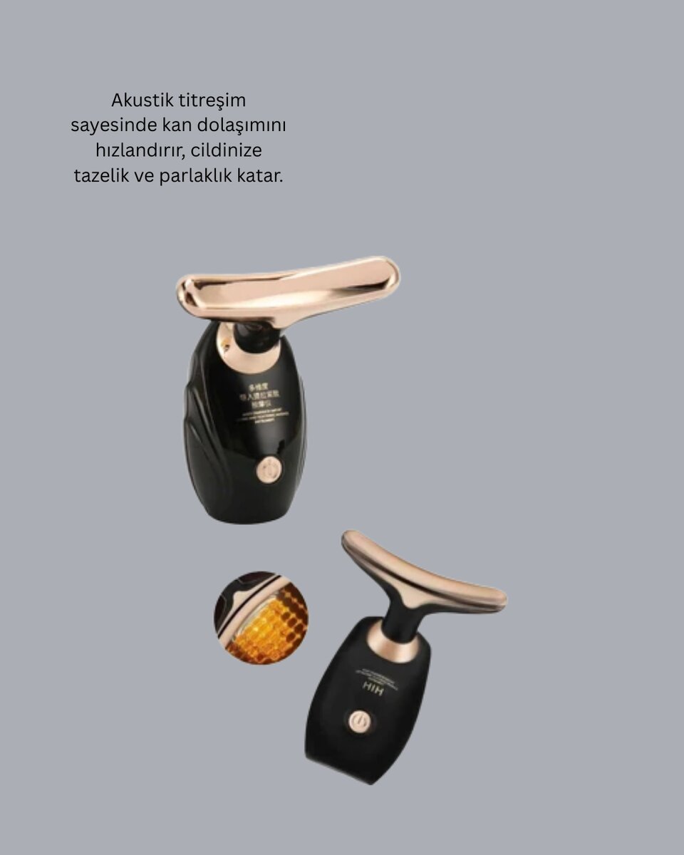 Yüz ve Boyun İçin Cilt Sıkılaştırıcı Masaj Cihazı Yüz ve Boyun İçin Cilt Sıkılaştırıcı Masaj Cihazı