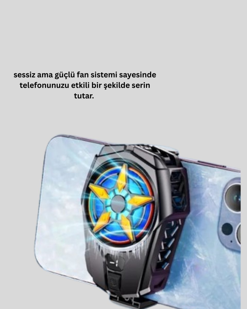 Dijital Göstergeli Evrensel Telefon Soğutma Fanı Dijital Göstergeli Evrensel Telefon Soğutma Fanı