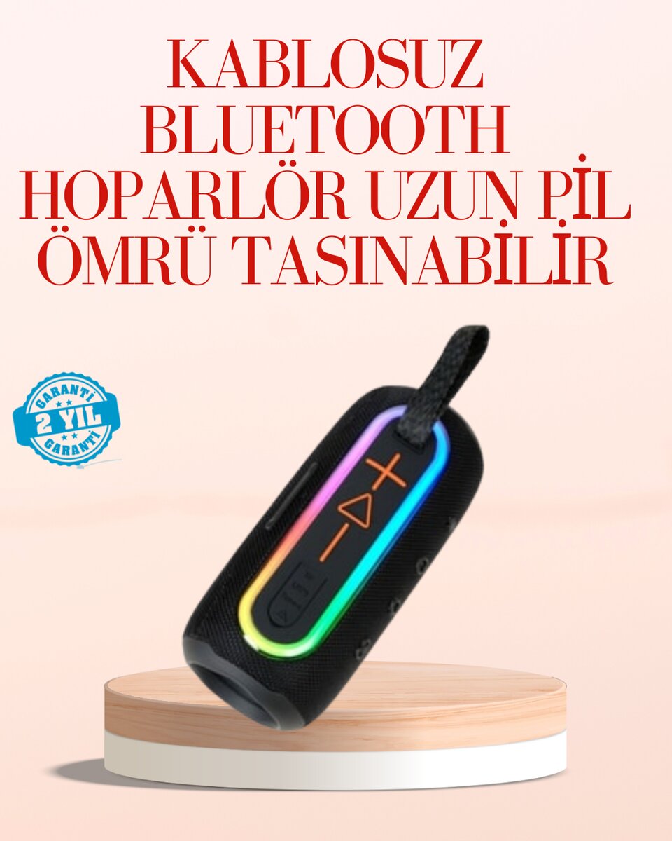 Taşınabilir Bluetooth Hoparlör Kırmızı IP67 Su Geçirmez Taşınabilir Bluetooth Hoparlör Kırmızı IP67 Su Geçirmez