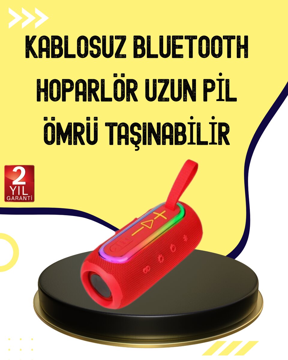 Uzun Pil Ömürlü Bluetooth 5.1 Hoparlör Uzun Pil Ömürlü Bluetooth 5.1 Hoparlör