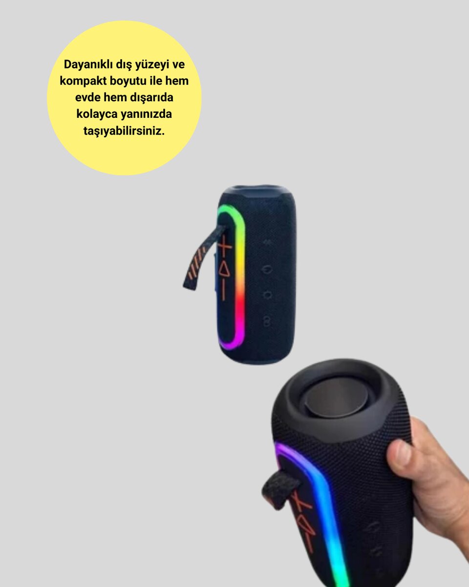 Taşınabilir Bluetooth Hoparlör Kırmızı IP67 Su Geçirmez Taşınabilir Bluetooth Hoparlör Kırmızı IP67 Su Geçirmez