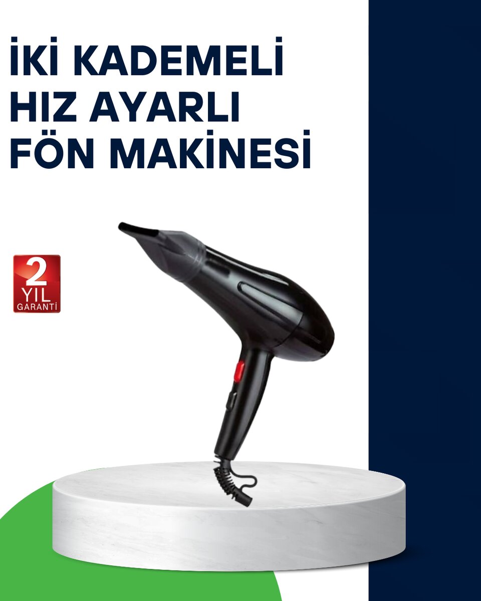 2200W Saç Kurutma Makinesi Soğuk ve Sıcak Üfleme Fonksiyonlu 2200W Saç Kurutma Makinesi Soğuk ve Sıcak Üfleme Fonksiyonlu