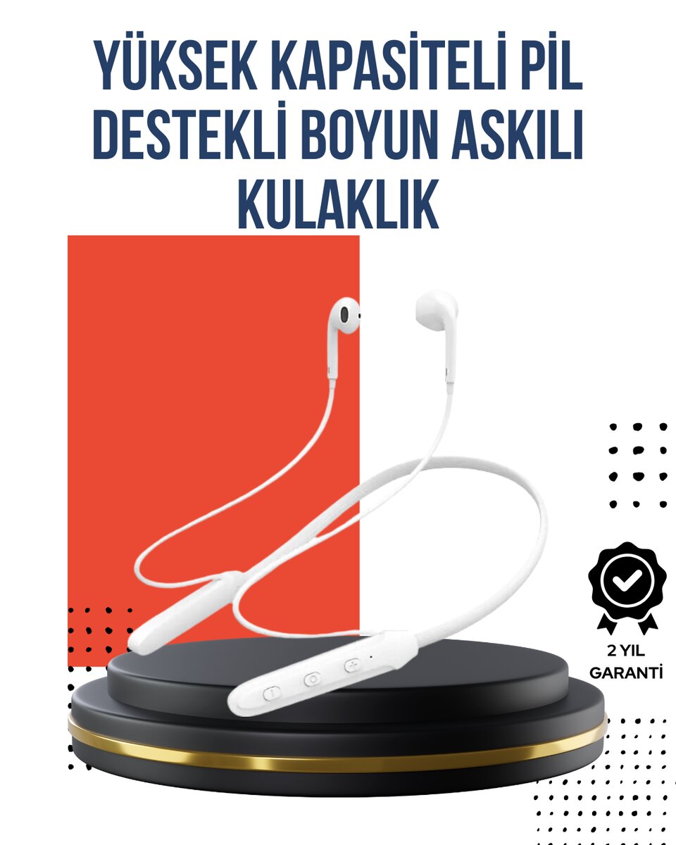 Uzun Süre Dayanıklı Manyetik Başlıklı Bluetooth Kulaklık Uzun Süre Dayanıklı Manyetik Başlıklı Bluetooth Kulaklık