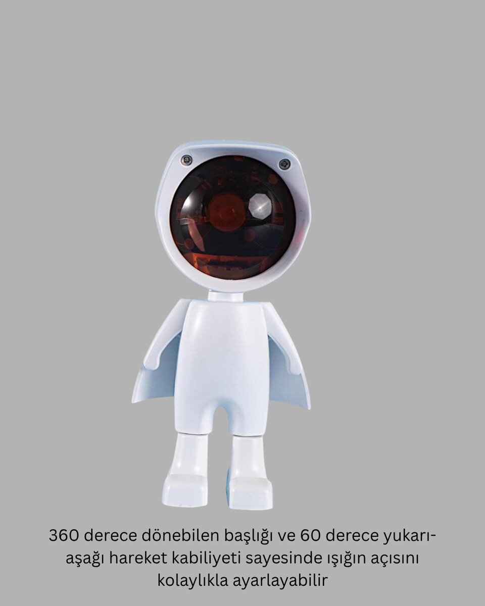 Gün Batımı Efekti Sunan Astronot LED Masa Lambası Gün Batımı Efekti Sunan Astronot LED Masa Lambası