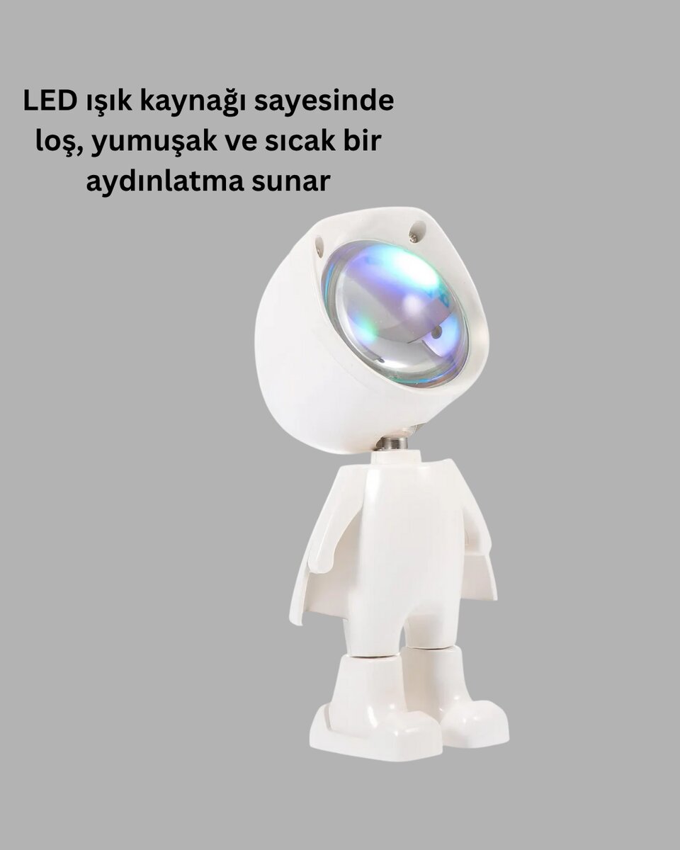 Dekoratif Gün Batımı Işığı – Astronot Figürlü Dekoratif Gün Batımı Işığı – Astronot Figürlü