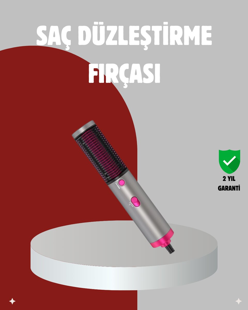 Elektriklenme Önleyici İyonik Saç Şekillendirme Fırçası Elektriklenme Önleyici İyonik Saç Şekillendirme Fırçası