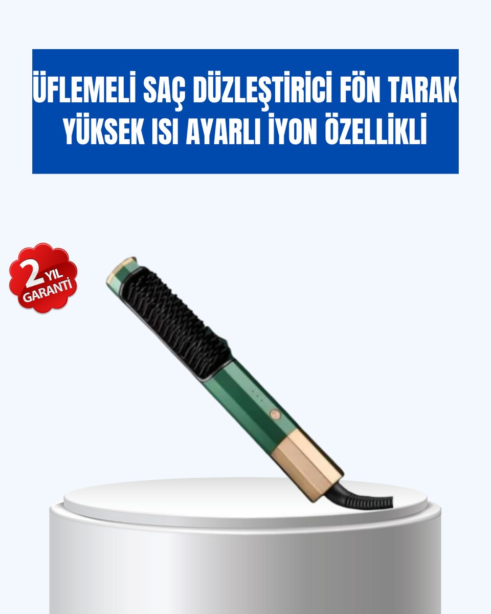 Ayarlanabilir Isı Kontrollü Saç Şekillendirme Seti – Tüm Saç Tipleri İçin Uygun Ayarlanabilir Isı Kontrollü Saç Şekillendirme Seti – Tüm Saç Tipleri İçin Uygun