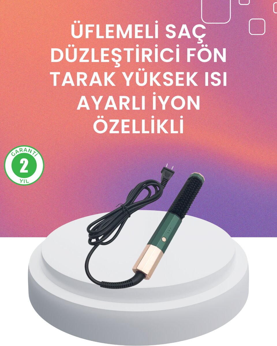 Termal Koruma Sistemli Çok Fonksiyonlu Saç Şekillendirme Cihazı Termal Koruma Sistemli Çok Fonksiyonlu Saç Şekillendirme Cihazı