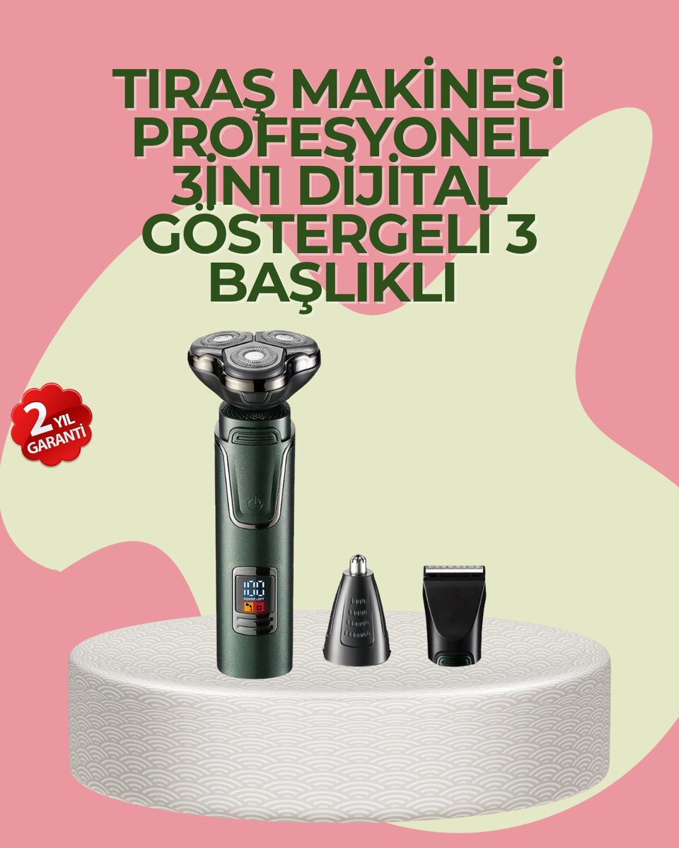 Başlıklı Şarjlı Tıraş ve Bakım Cihazı Başlıklı Şarjlı Tıraş ve Bakım Cihazı