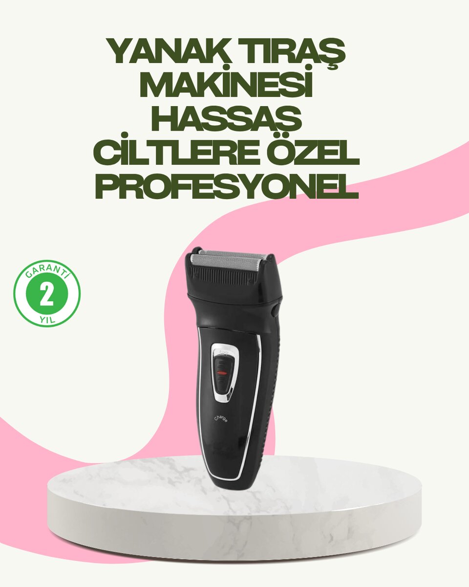 Darbelere Dayanıklı Kablosuz Erkek Tıraş Aleti Darbelere Dayanıklı Kablosuz Erkek Tıraş Aleti