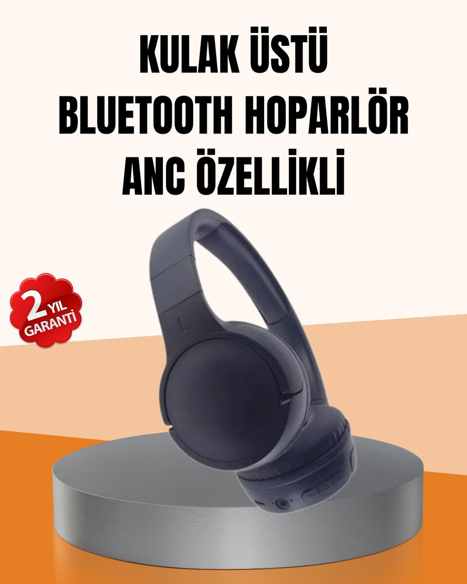 Ayarlanabilir Baş Bantlı Kablosuz Kulak Üstü Kulaklık Ayarlanabilir Baş Bantlı Kablosuz Kulak Üstü Kulaklık