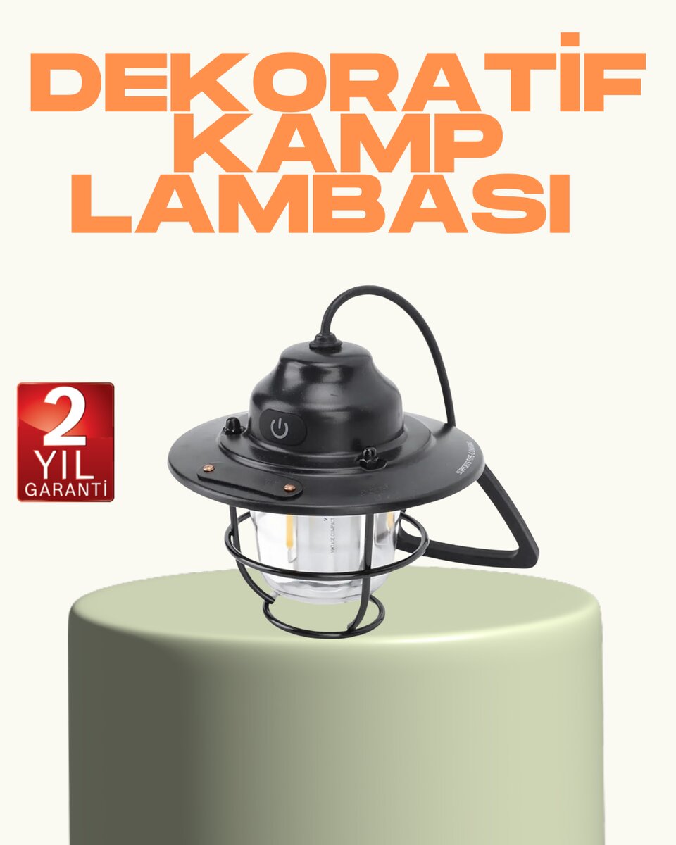 Hafif ve Taşınabilir Retro Tasarım Kamp Lambası Hafif ve Taşınabilir Retro Tasarım Kamp Lambası