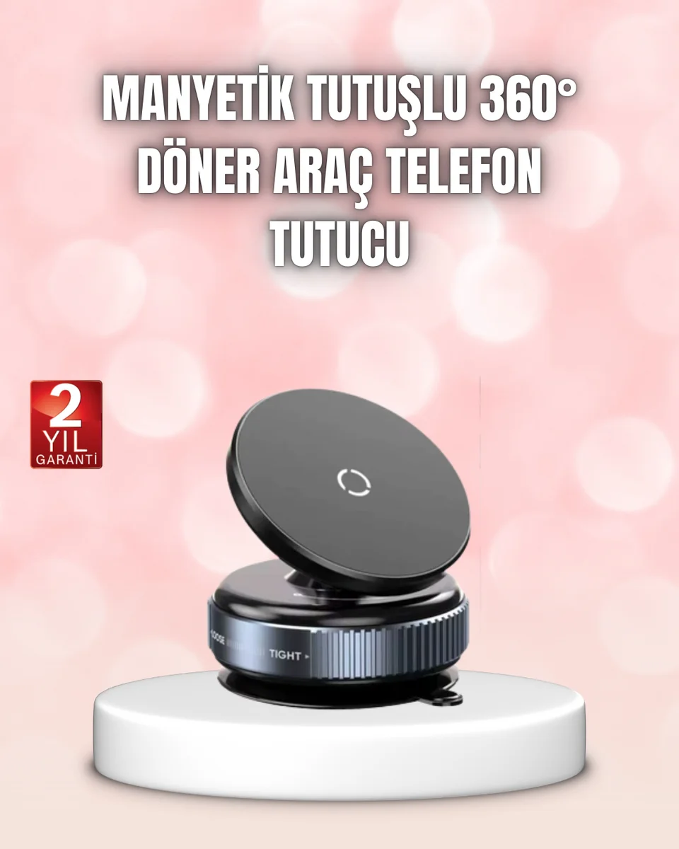 Vakumlu Manyetik Araç İçi Telefon Standı Vakumlu Manyetik Araç İçi Telefon Standı