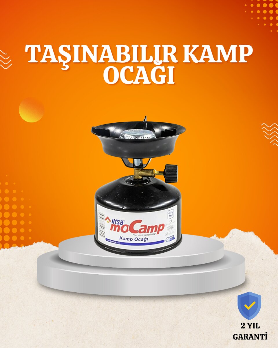 Outdoor Kamp Ocağı Seti Çakmak Gazlı Taşınabilir