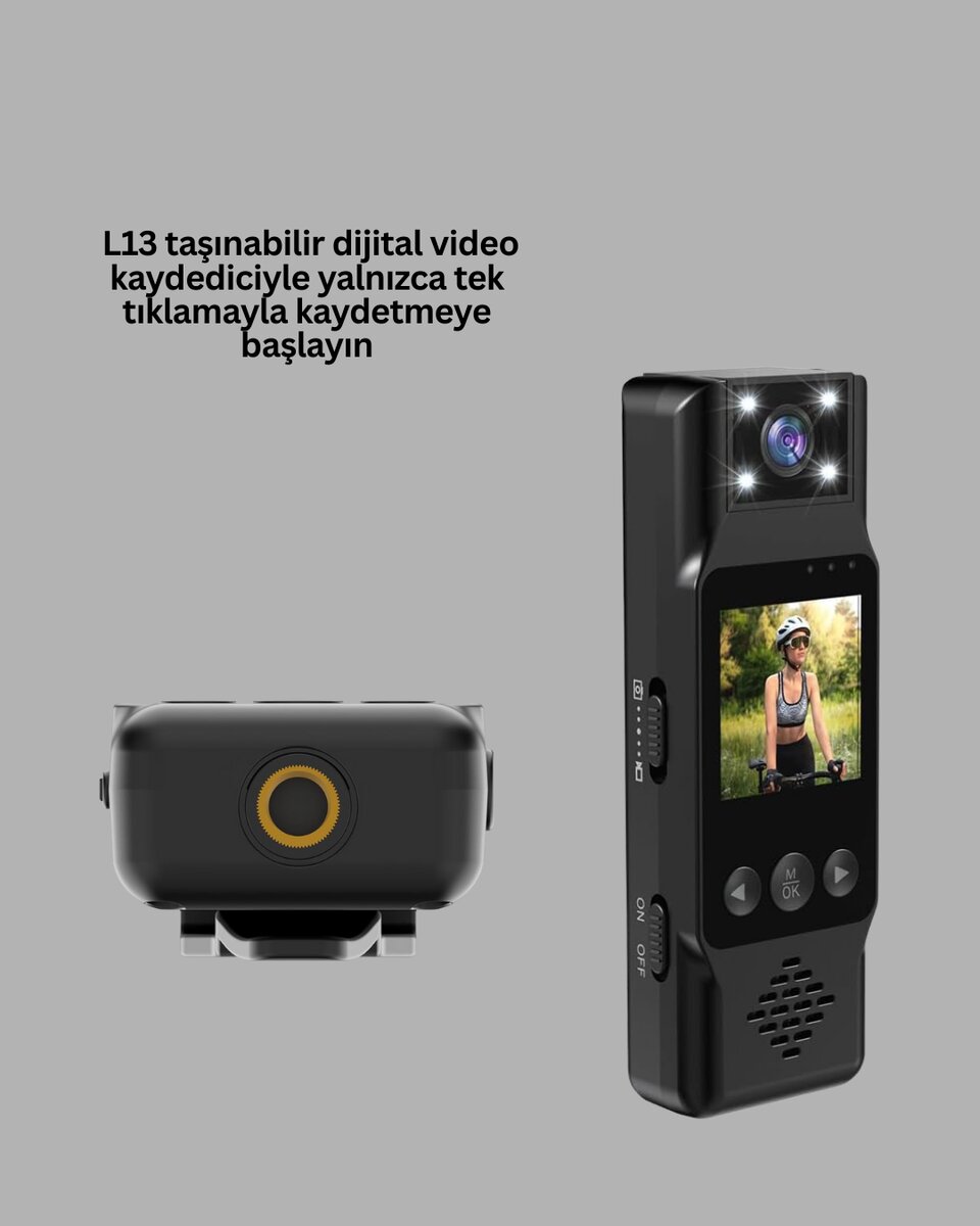 180° Dönebilen Lensli 1080P Mini Kamera