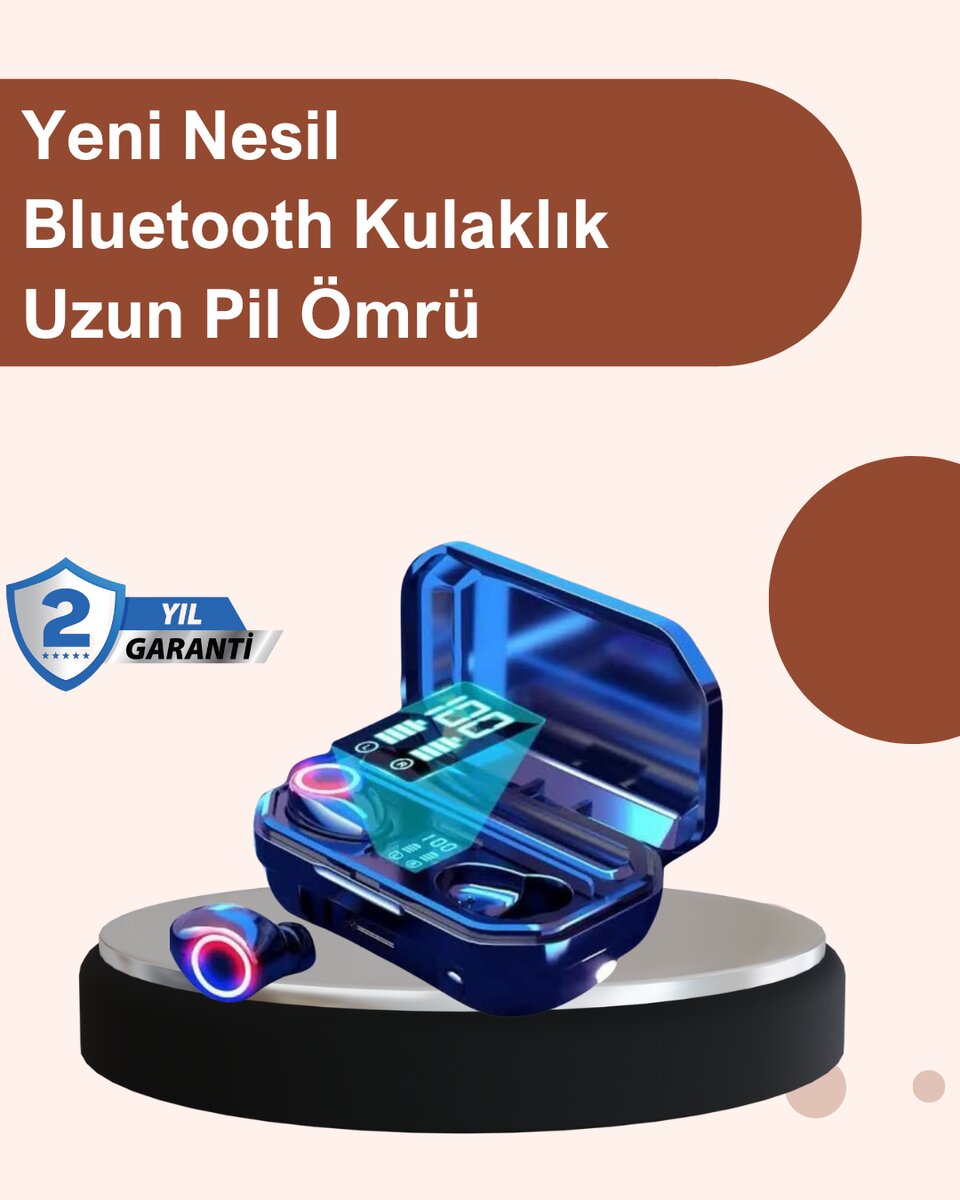 Şarj Kutulu TWS Kulaklık – Otomatik Eşleşme ve Hızlı Şarj Şarj Kutulu TWS Kulaklık – Otomatik Eşleşme ve Hızlı Şarj