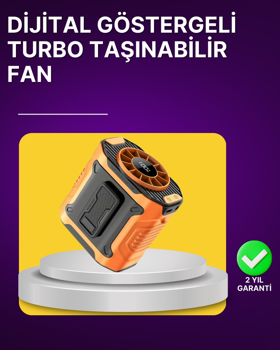 100 Kademeli Hız Ayarlı Taşınabilir Bel ve Boyun Fanı 100 Kademeli Hız Ayarlı Taşınabilir Bel ve Boyun Fanı