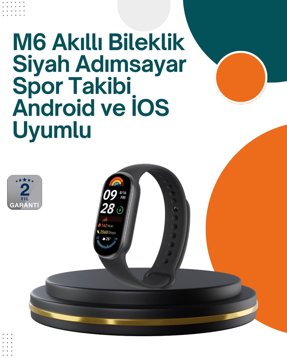 iOS ve Android Uyumlu Akıllı Bileklik – Çok Fonksiyonlu Kullanım iOS ve Android Uyumlu Akıllı Bileklik – Çok Fonksiyonlu Kullanım