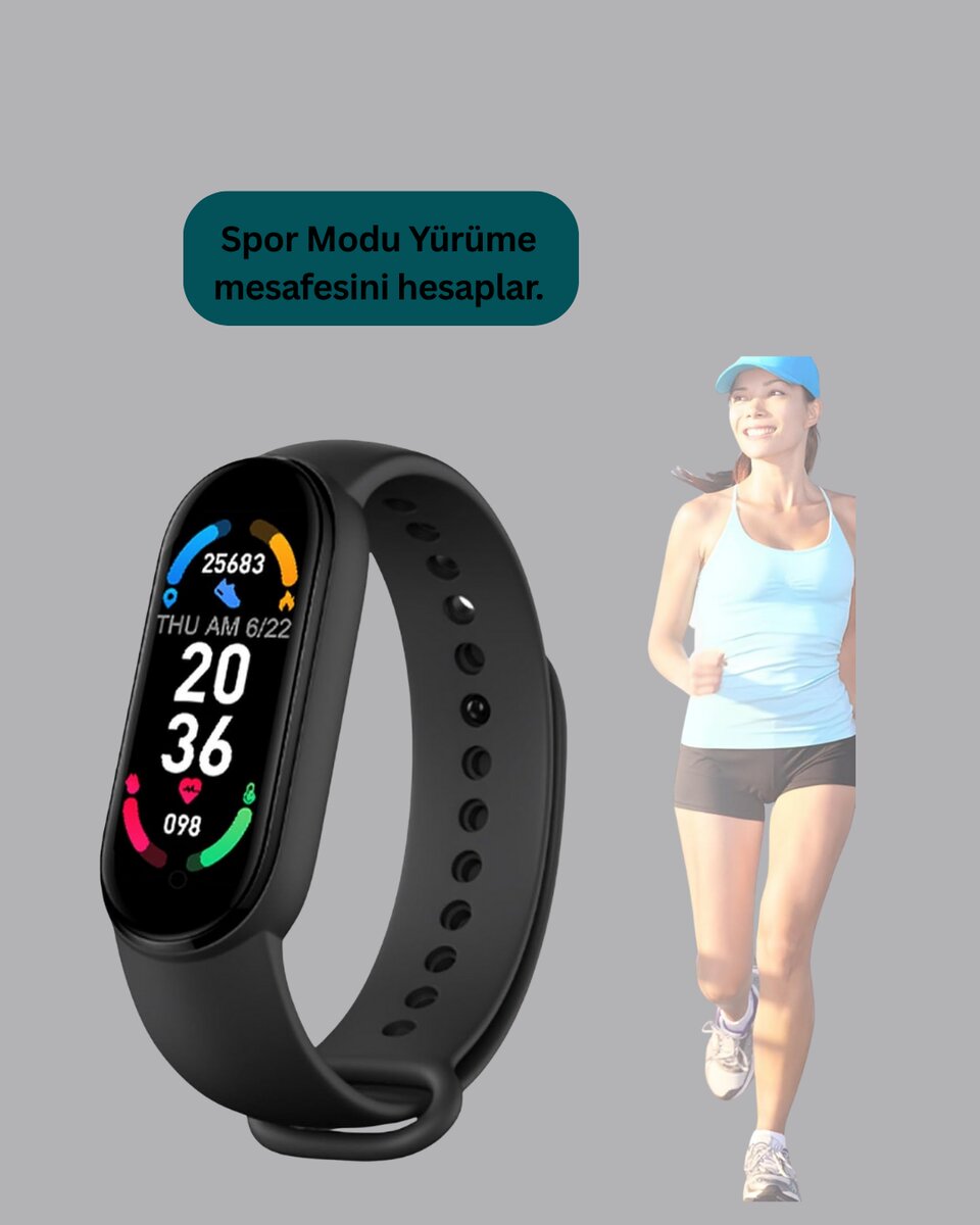 Titreşimli Bildirimli Akıllı Saat – Uyku Analizi ve Spor Modlarıyla Titreşimli Bildirimli Akıllı Saat – Uyku Analizi ve Spor Modlarıyla
