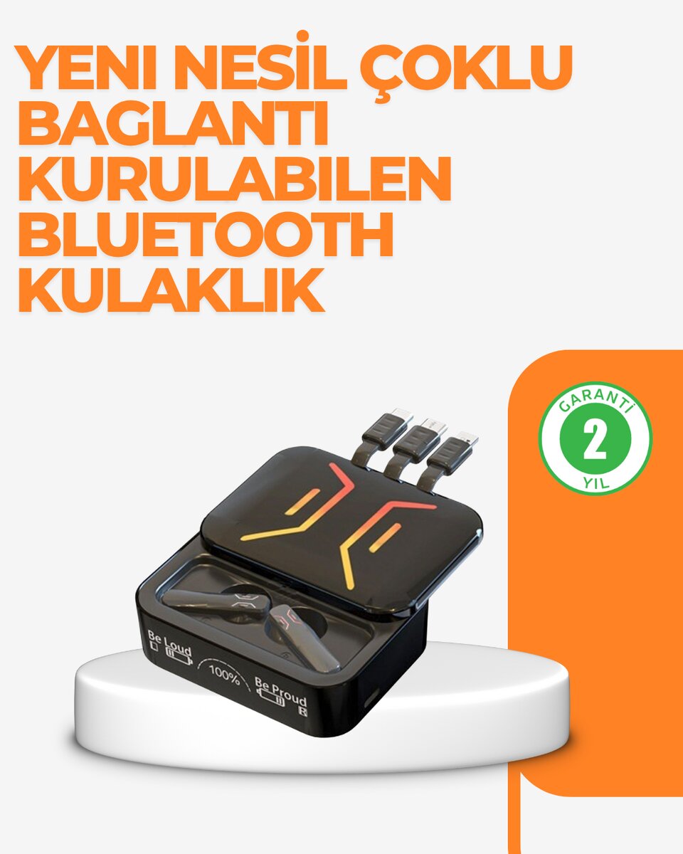 Şarj Kutulu Bluetooth Kulaklık – 2 Saatte Tam Şarj Şarj Kutulu Bluetooth Kulaklık – 2 Saatte Tam Şarj