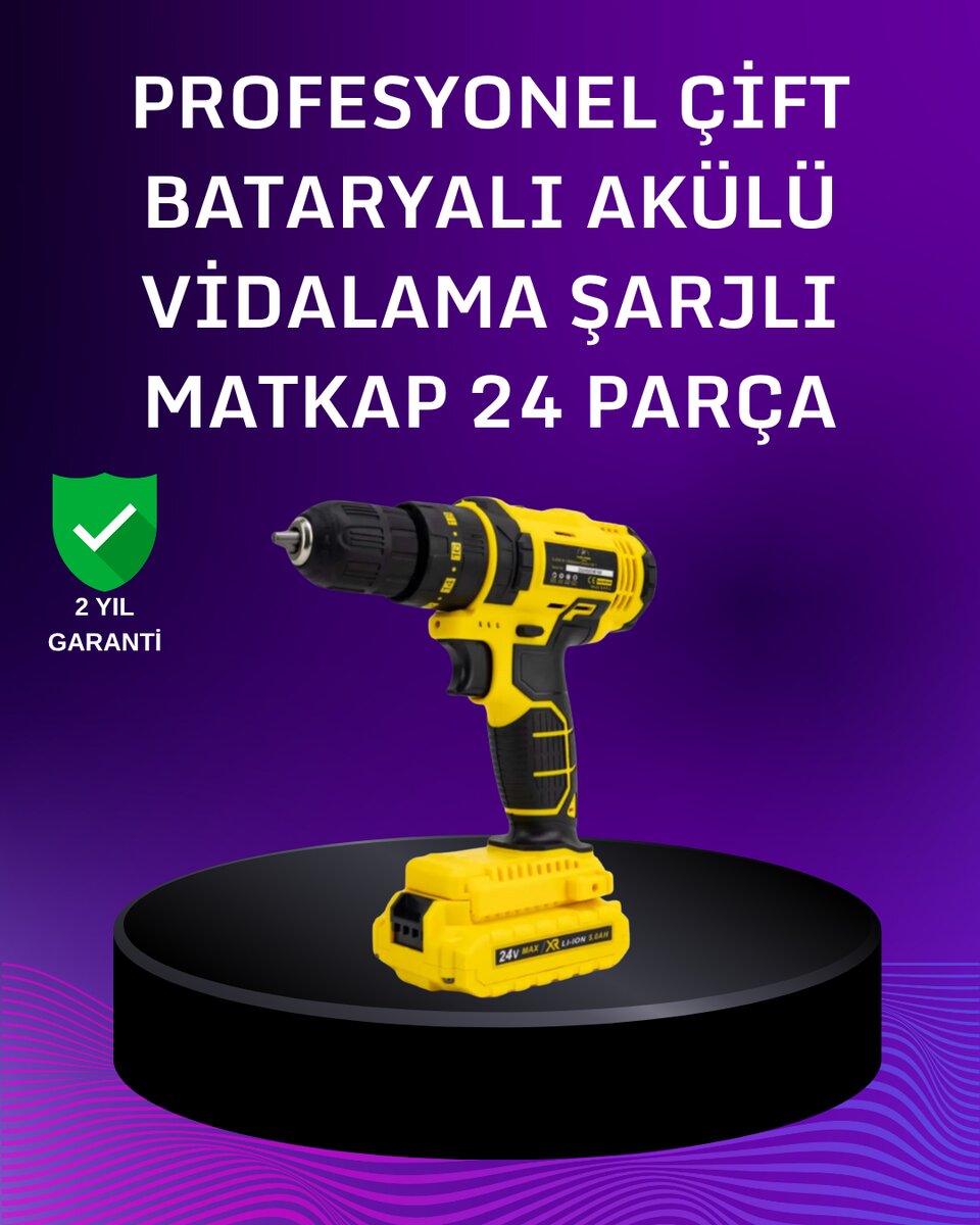 12V Akülü Matkap | 20-30 Nm Tork, Çift Hız Ayarı ve LED Işık 12V Akülü Matkap | 20-30 Nm Tork, Çift Hız Ayarı ve LED Işık