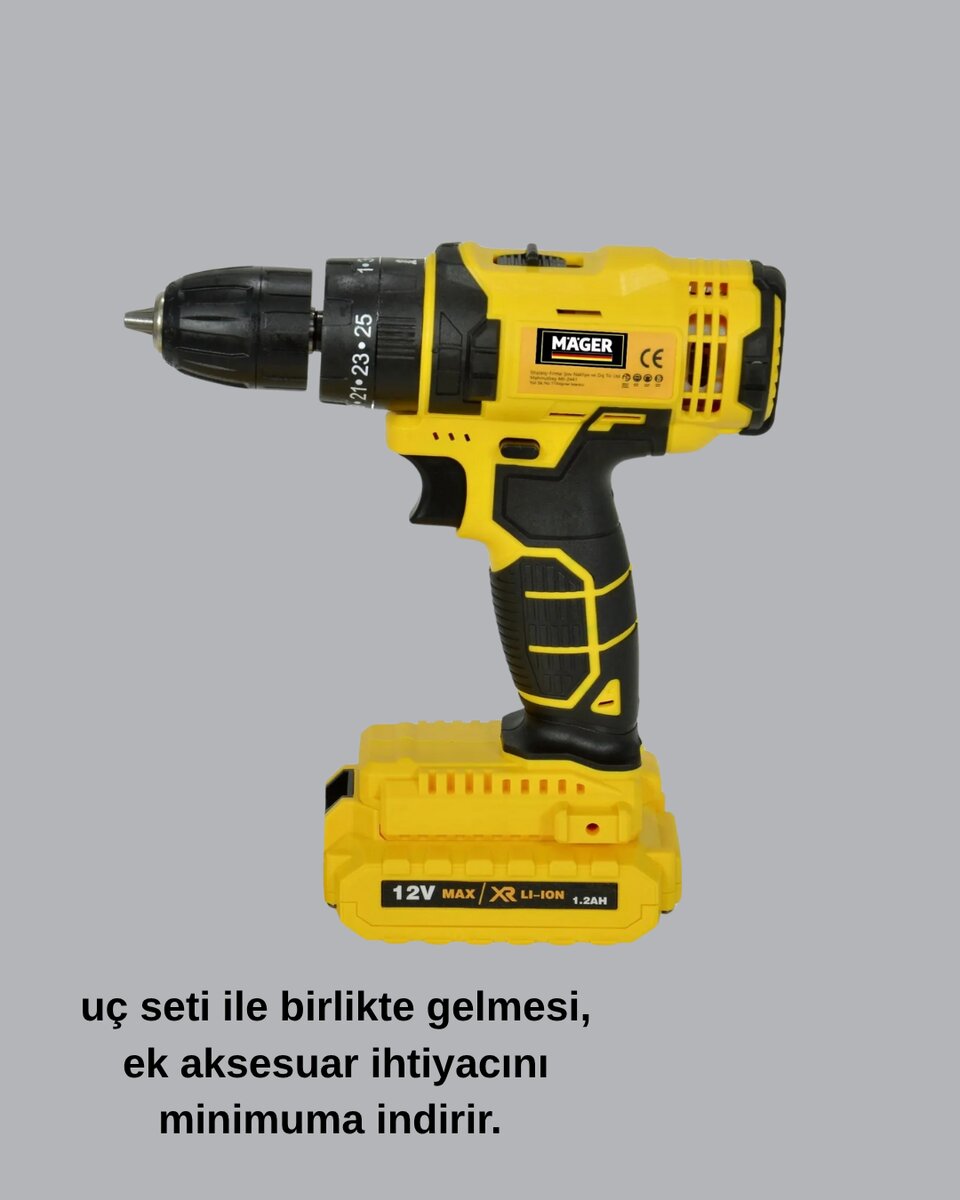 Çift Bataryalı 12V Akülü Matkap | 10 mm Metal, 20 mm Ahşap Delme Kapasitesi Çift Bataryalı 12V Akülü Matkap | 10 mm Metal, 20 mm Ahşap Delme Kapasitesi
