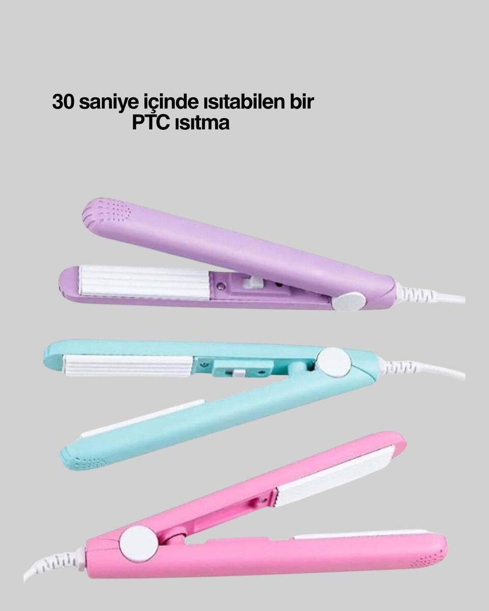 Seramik Kaplamalı, Saç Hasarını Azaltan Kısa Saçlara Uygun Bukle Maşası Seramik Kaplamalı, Saç Hasarını Azaltan Kısa Saçlara Uygun Bukle Maşası