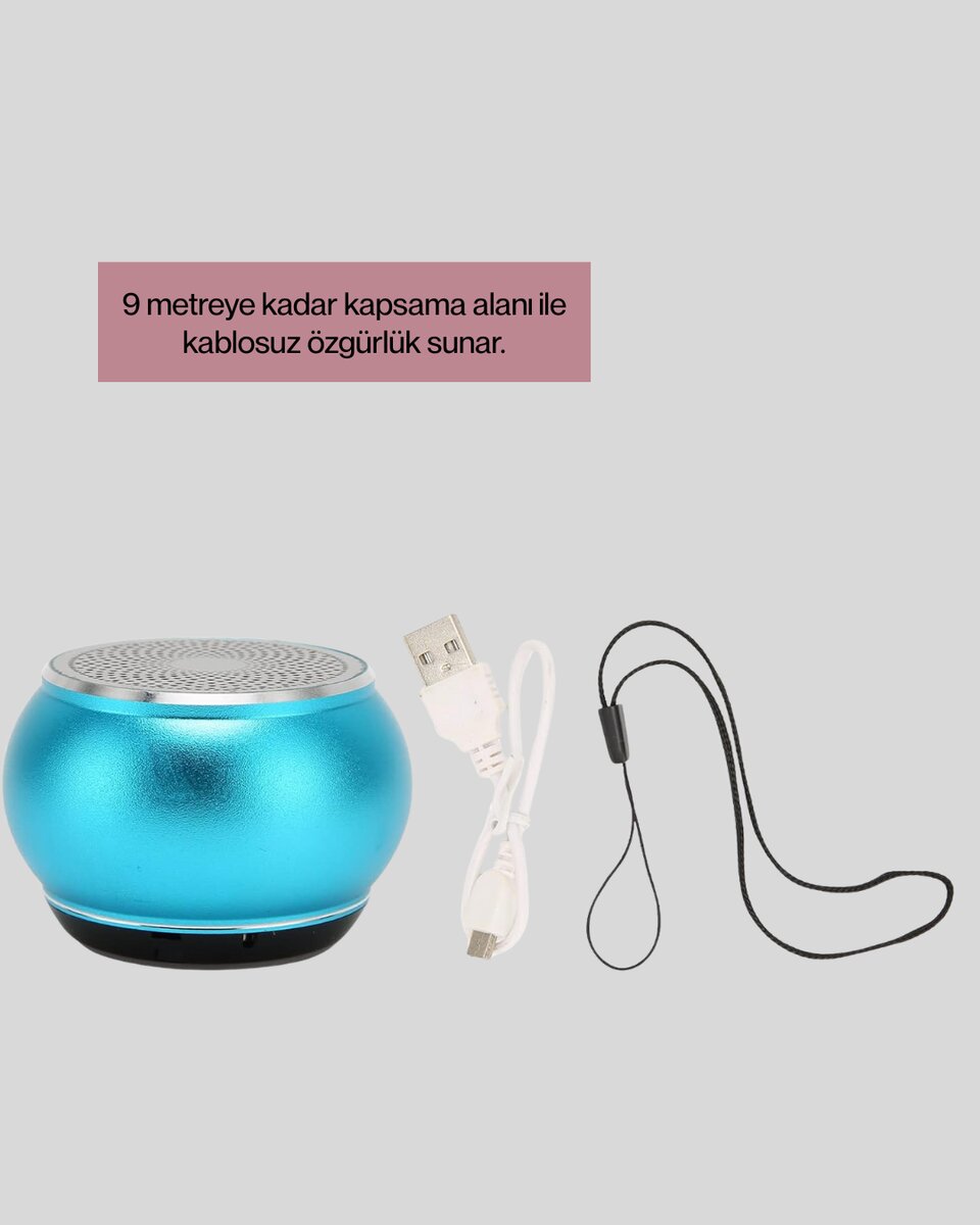 Taşınabilir Bluetooth Hoparlör | Dış Mekân ve Seyahat İçin İdeal
