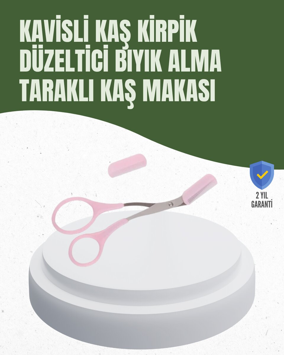 Hassas Kesim İçin Kavisli Yüz Bakım Makası Hassas Kesim İçin Kavisli Yüz Bakım Makası