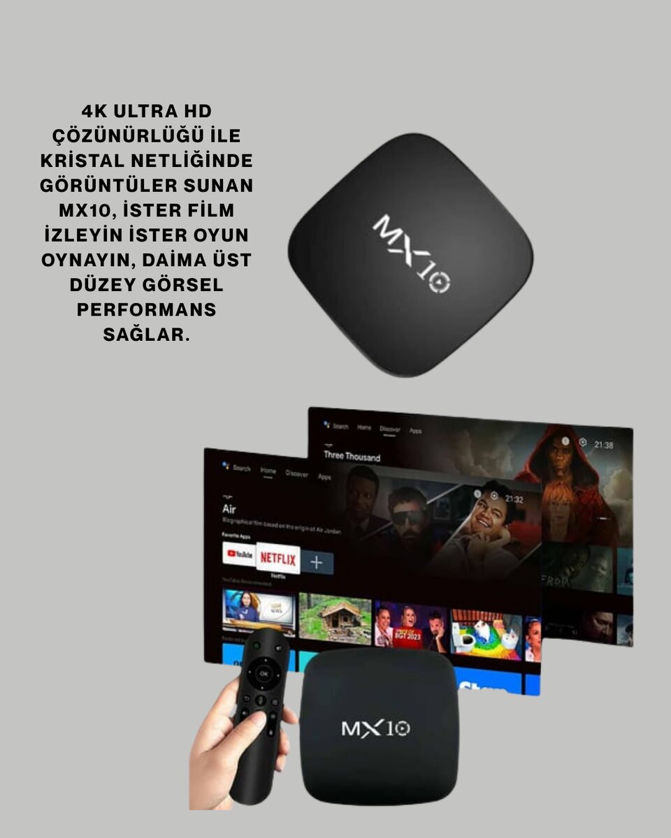 Akıllı TV Dönüşümü 4K UHD Medya Oynatıcı Akıllı TV Dönüşümü 4K UHD Medya Oynatıcı
