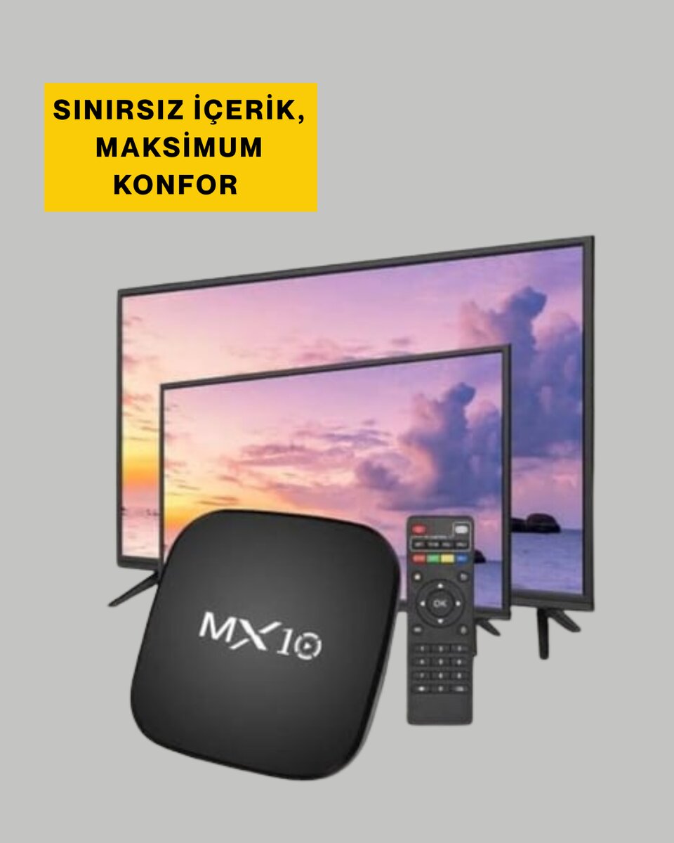 4K Medya Kutusu HDMI-USB Bağlantılı Android TV Çözümü 4K Medya Kutusu HDMI-USB Bağlantılı Android TV Çözümü