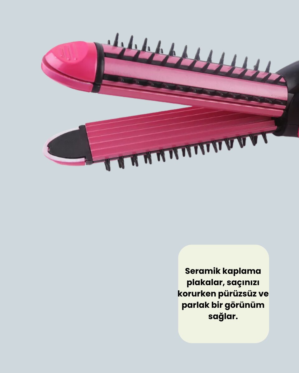 Seramik Kaplama Saç Şekillendirici | Dalga ve Düzleştirme Seramik Kaplama Saç Şekillendirici | Dalga ve Düzleştirme