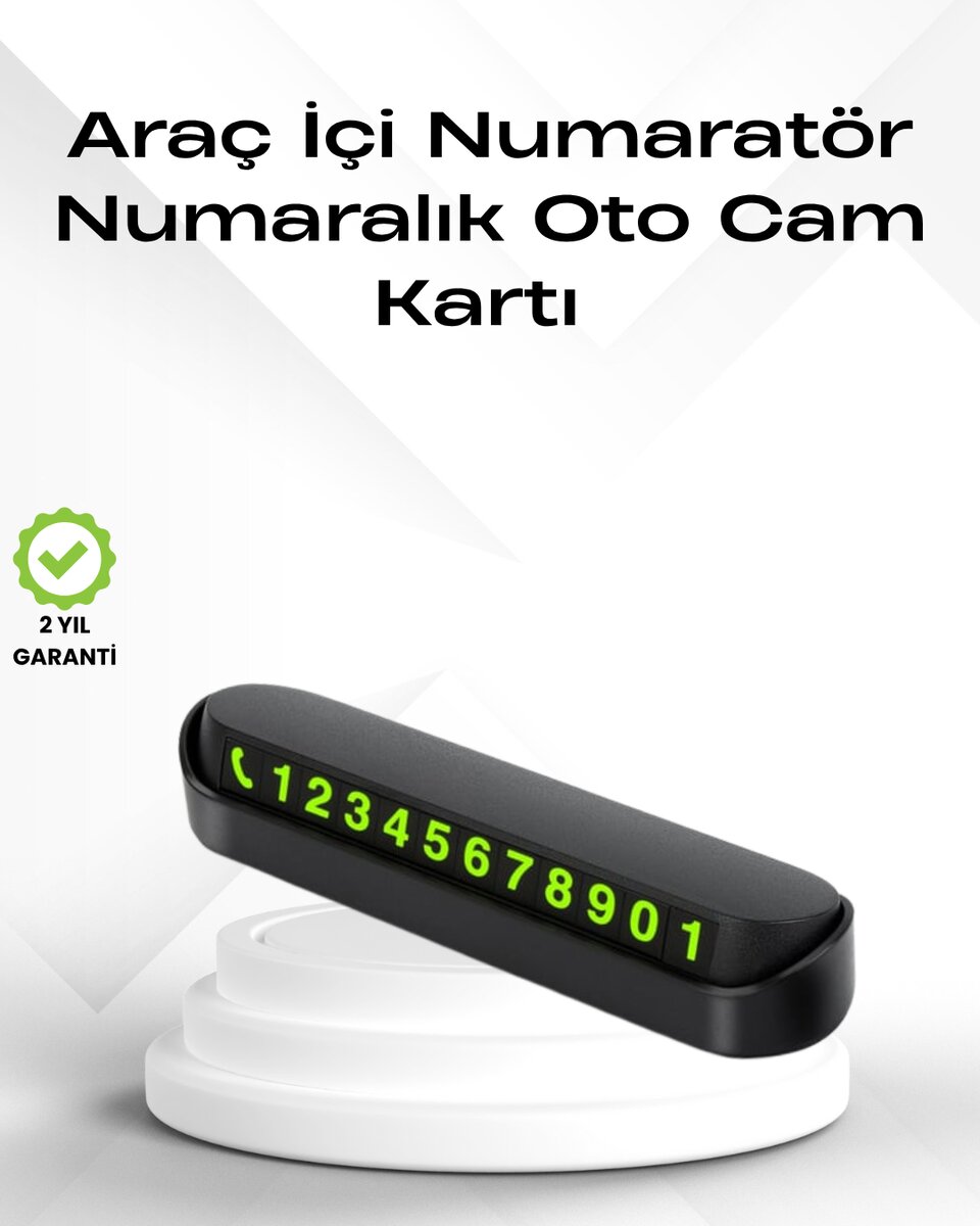 Fosforlu Işıltı ile Araç İçi Telefon Numaratörü – Güvenli Parkın Anahtarı Fosforlu Işıltı ile Araç İçi Telefon Numaratörü – Güvenli Parkın Anahtarı