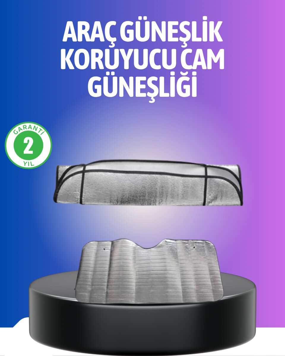 Metalize Reflektör Yüzeyli UV Koruyucu Araç Güneşliği – Serin ve Güvenli Sürüşler İçin Metalize Reflektör Yüzeyli UV Koruyucu Araç Güneşliği – Serin ve Güvenli Sürüşler İçin