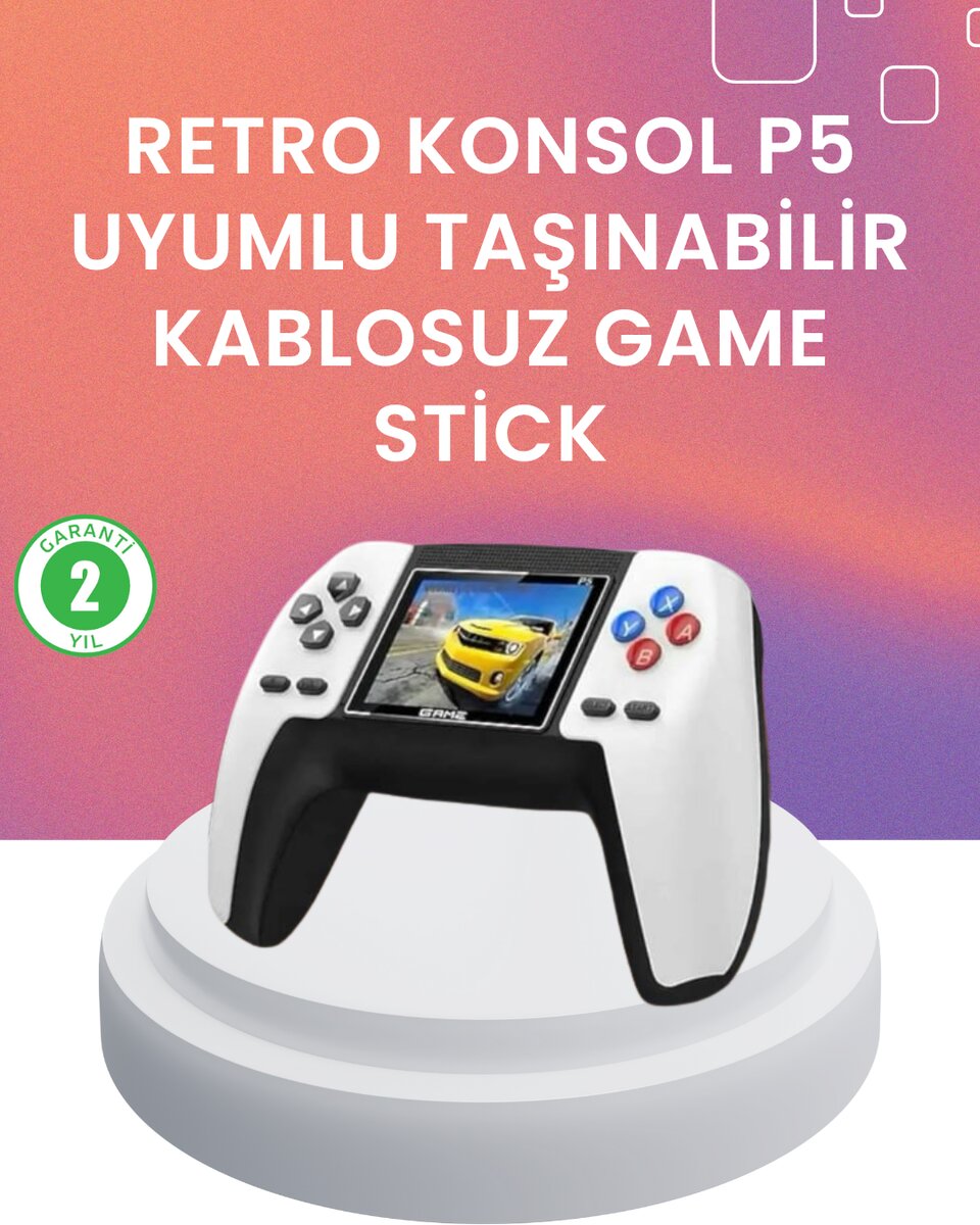 Kompakt Retro Oyun Konsolu | P5 GamePad ile Eski Günlere Dönün Kompakt Retro Oyun Konsolu | P5 GamePad ile Eski Günlere Dönün