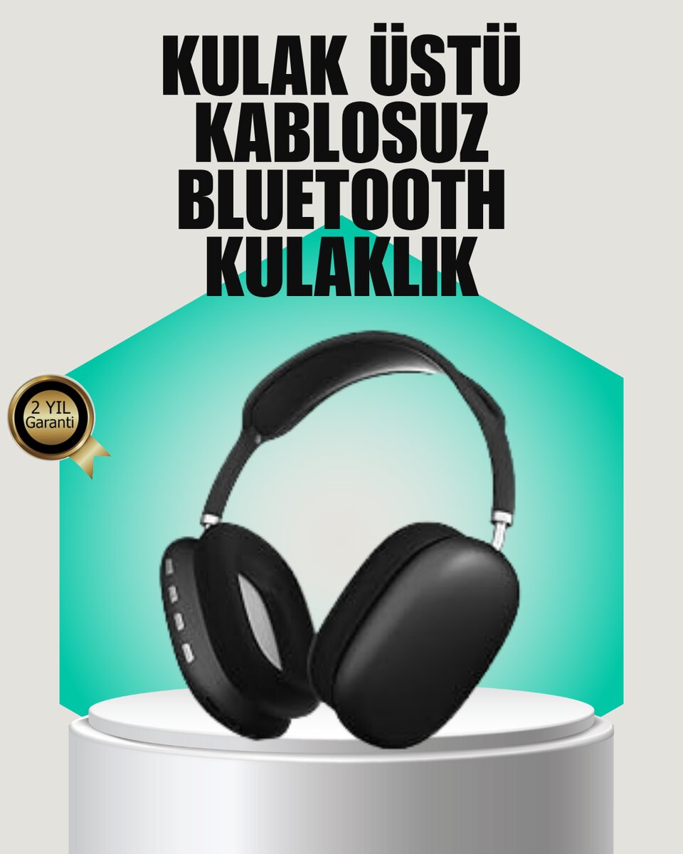 Stereo Ses Kaliteli Bluetooth Kulaklık | Katlanabilir ve Ergonomik Tasarım Stereo Ses Kaliteli Bluetooth Kulaklık | Katlanabilir ve Ergonomik Tasarım