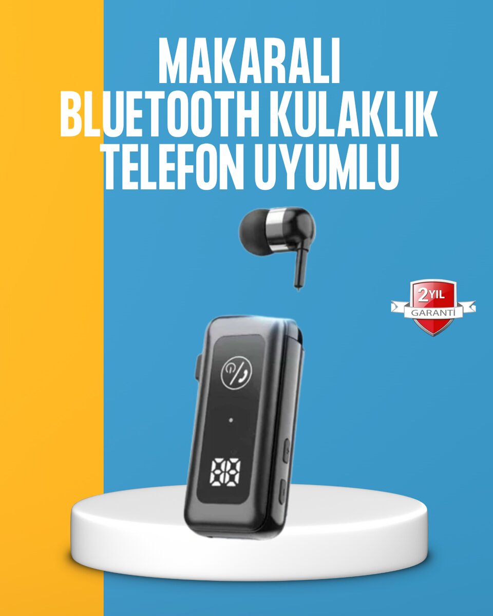 Dijital Ekranlı ve Hızlı Şarjlı Bluetooth 5.2 Makaralı Kulaklık Dijital Ekranlı ve Hızlı Şarjlı Bluetooth 5.2 Makaralı Kulaklık
