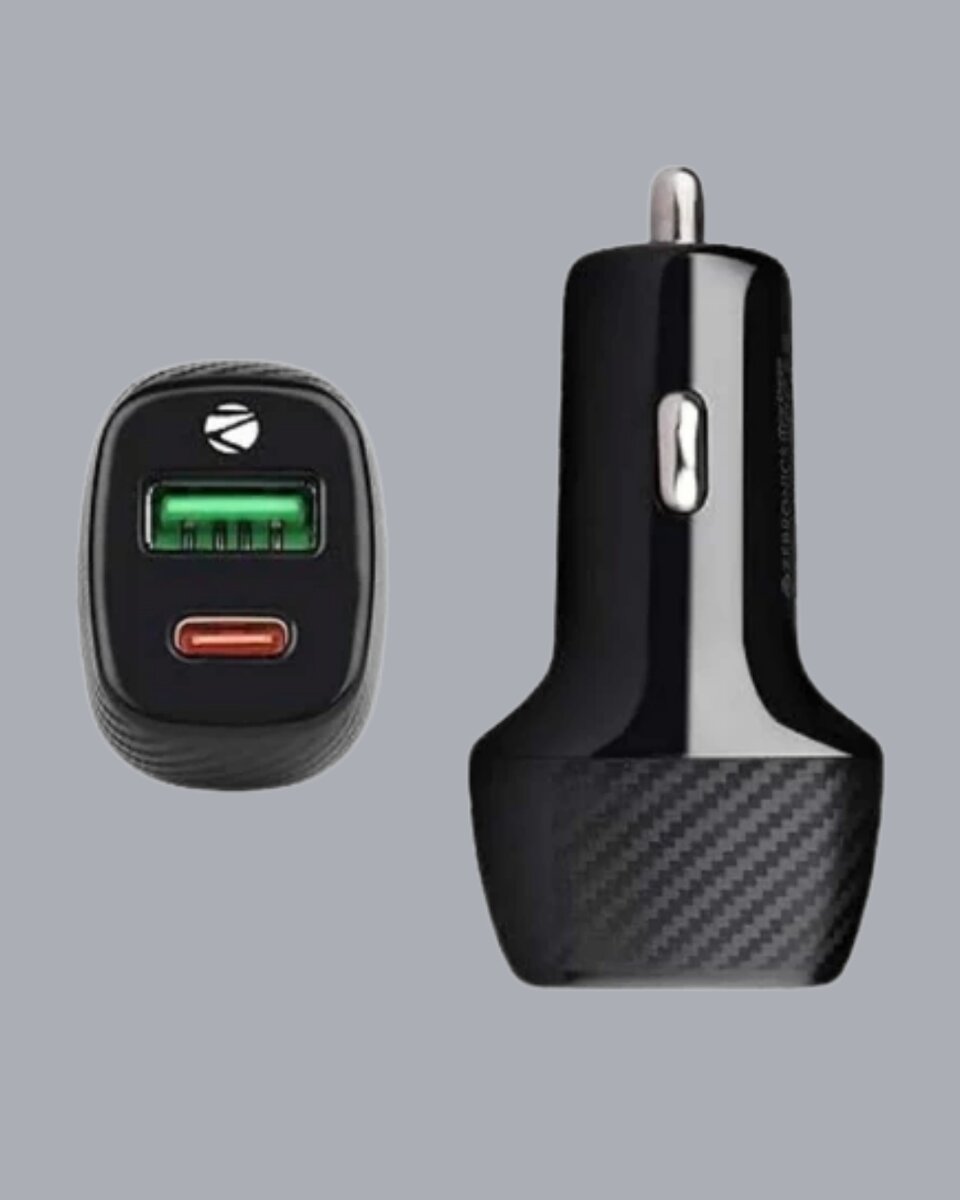38W Çift Çıkışlı Araç Şarj Cihazı – Type-C ve USB PD Destekli