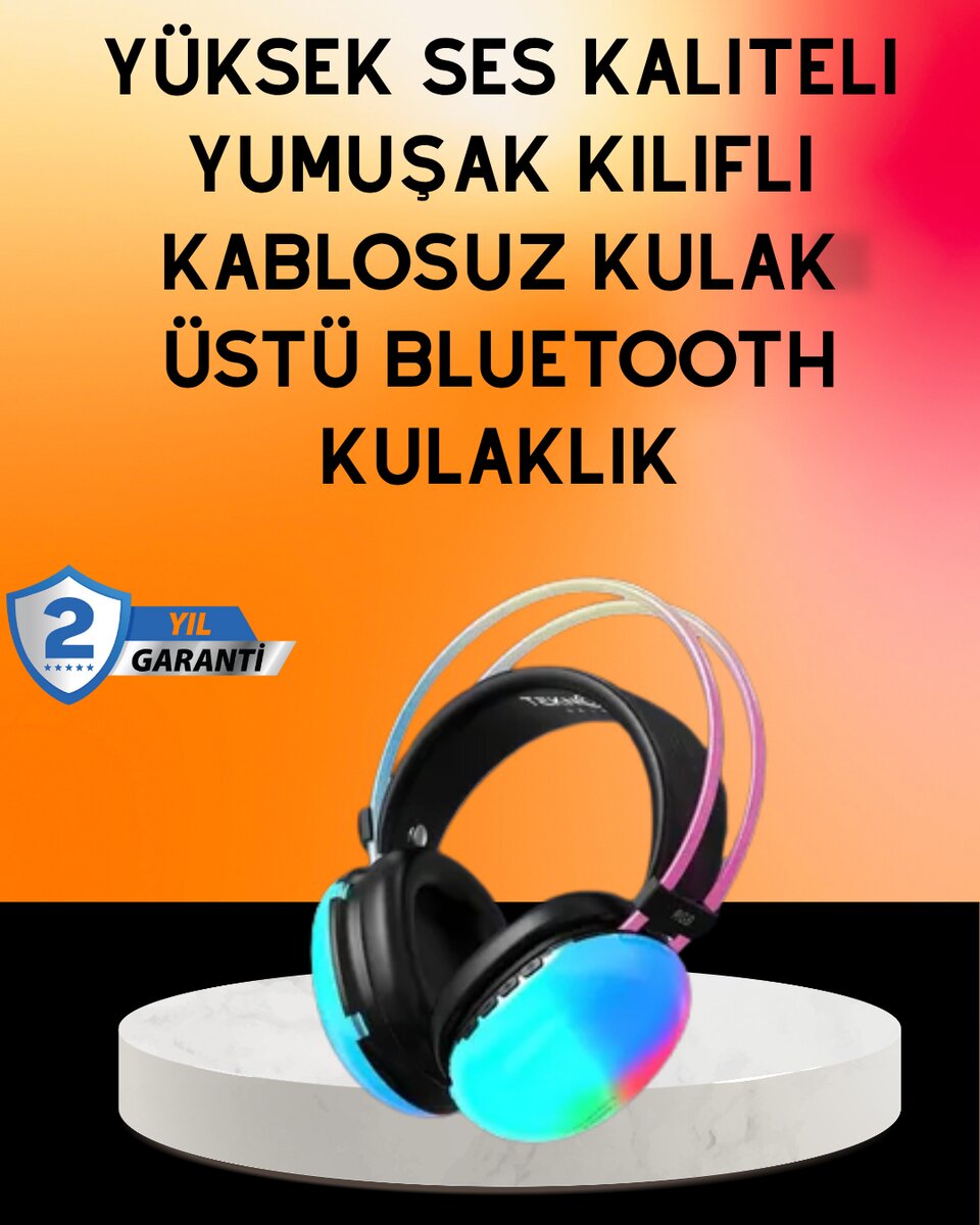 IPX4 Suya Dayanıklı Kablosuz Kulak Üstü Gaming Kulaklık IPX4 Suya Dayanıklı Kablosuz Kulak Üstü Gaming Kulaklık