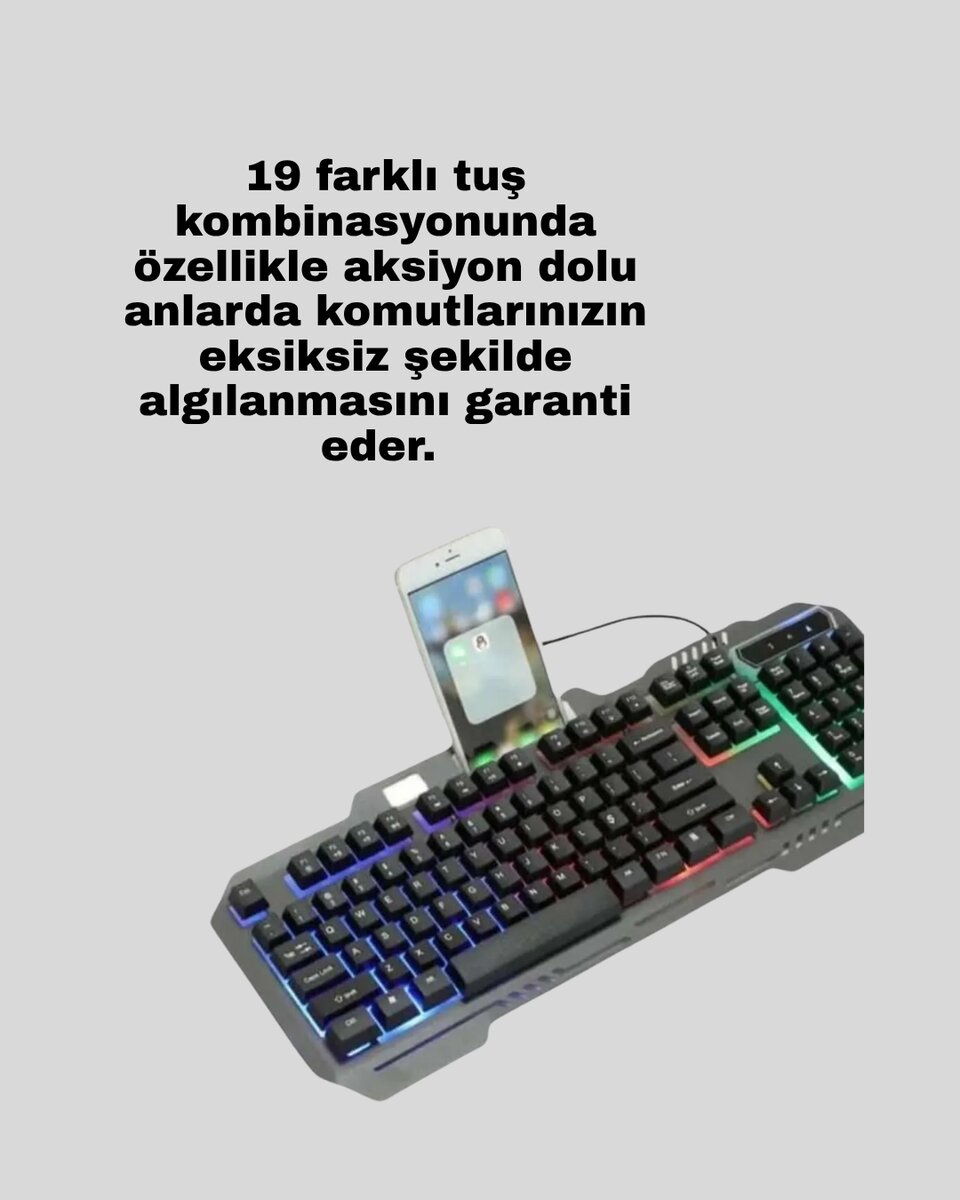 Mekanik Oyuncu Seti – LED Işıklandırma ve Ergonomik Mouse Mekanik Oyuncu Seti – LED Işıklandırma ve Ergonomik Mouse