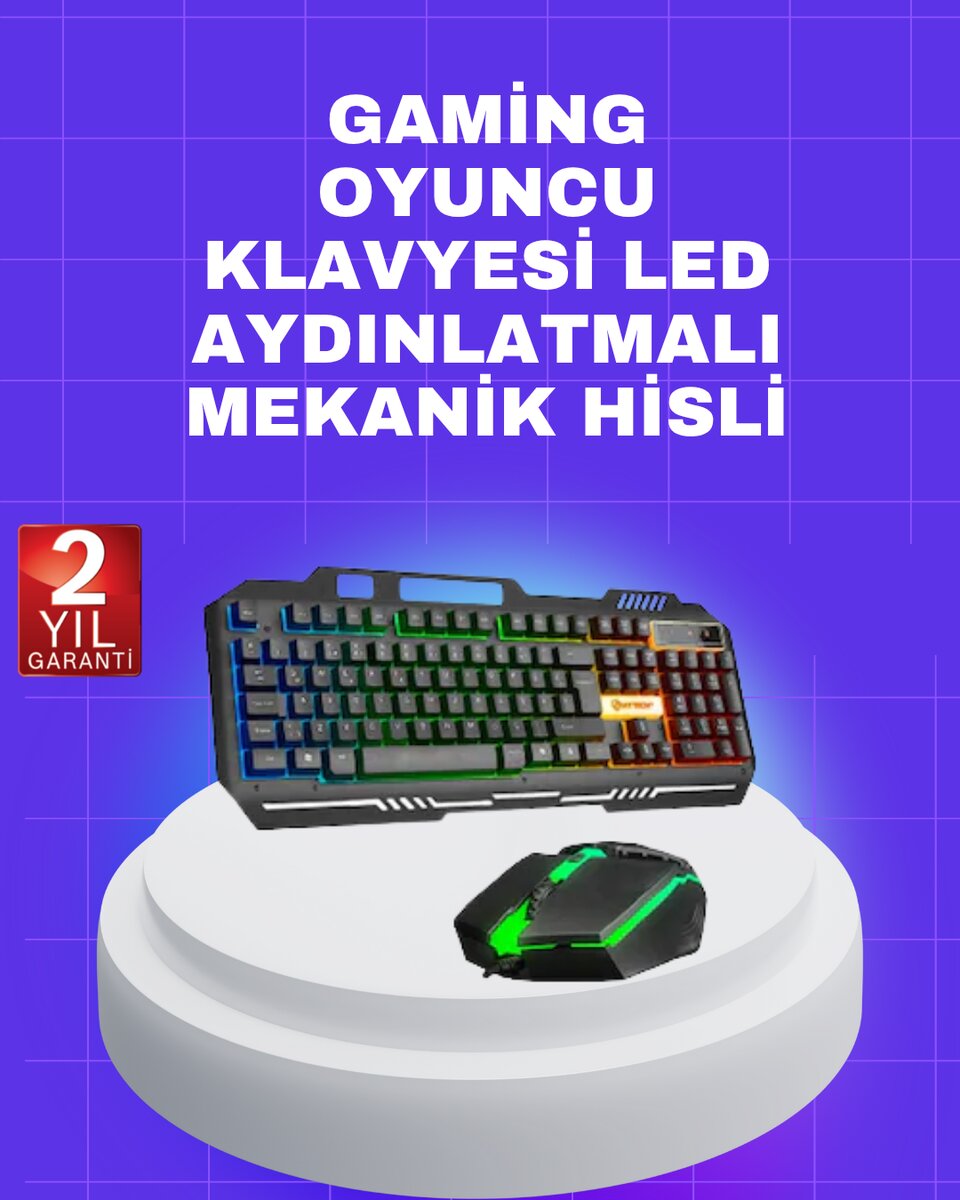 Gaming Klavye Mouse – Çatışmasız Tuş, Hızlı Tepki Süresi Gaming Klavye Mouse – Çatışmasız Tuş, Hızlı Tepki Süresi