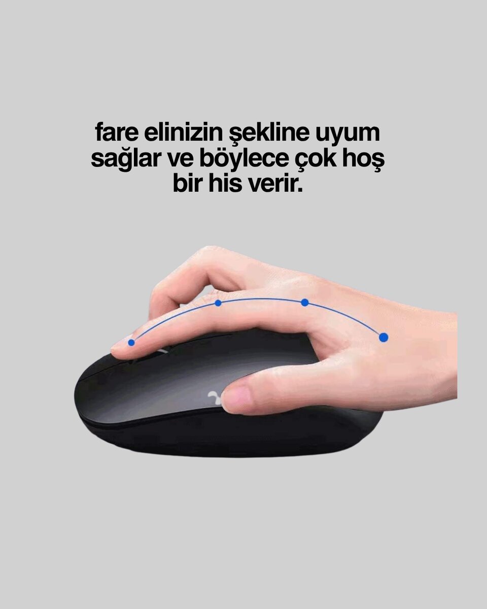 Geniş Uyumluluğa Sahip Sessiz Fare – Yüksek DPI ve Hafif Geniş Uyumluluğa Sahip Sessiz Fare – Yüksek DPI ve Hafif