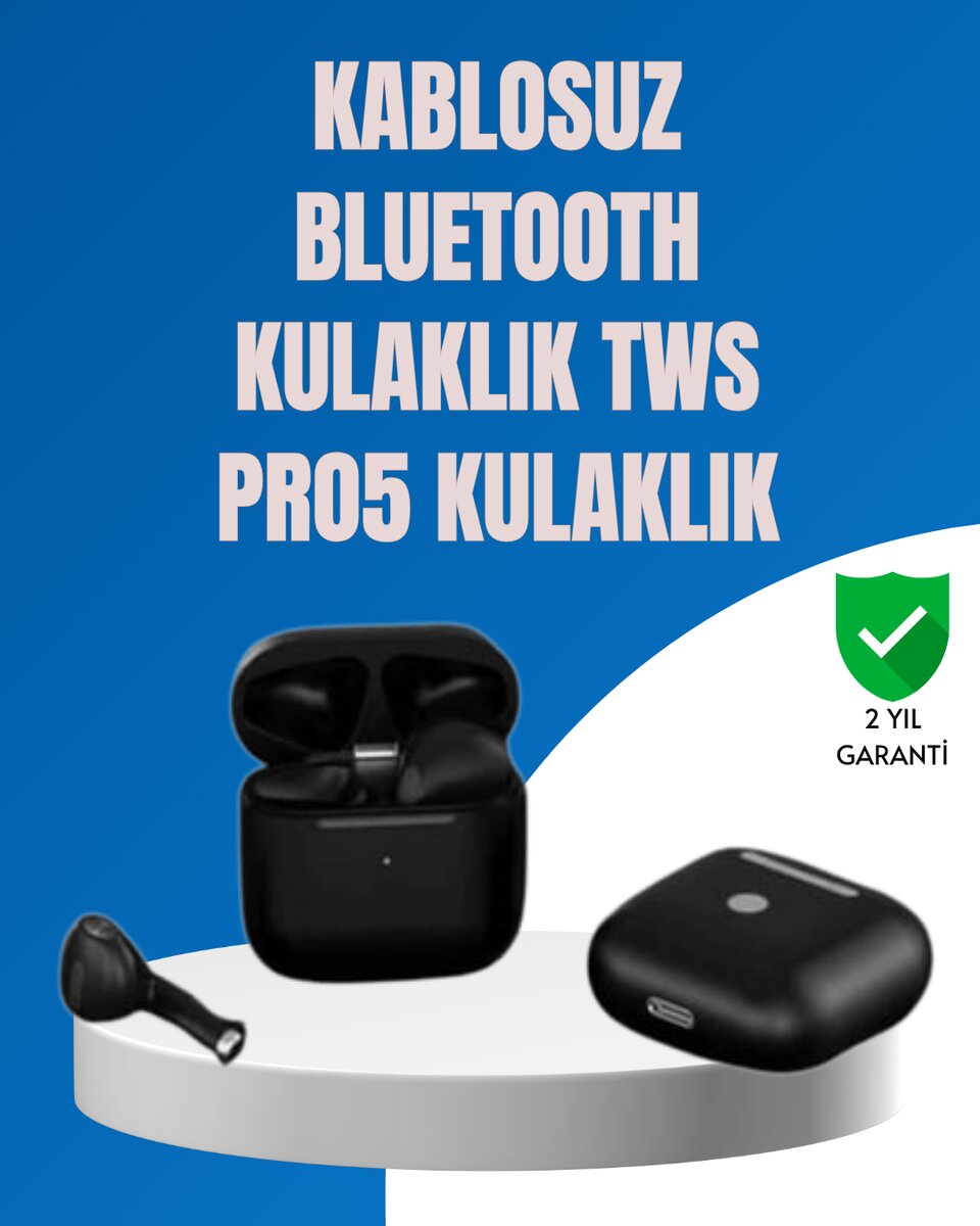 TWS Pro 5 – Hem Müzik Dinleme Hem Çağrı İçin İdeal Kulaklık TWS Pro 5 – Hem Müzik Dinleme Hem Çağrı İçin İdeal Kulaklık