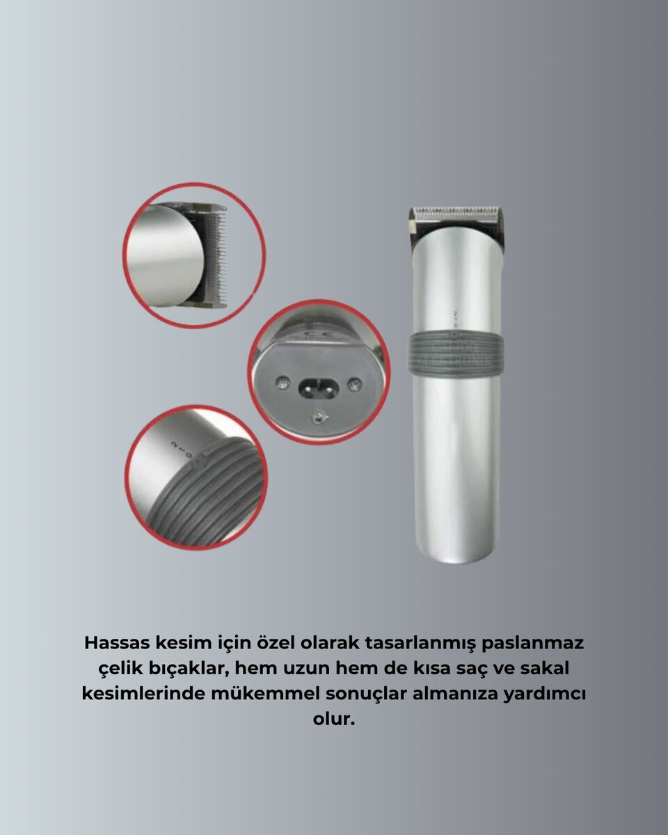Tıraş Makinesi Temizlik ve Yağlama Setiyle Birlikte Tıraş Makinesi Temizlik ve Yağlama Setiyle Birlikte