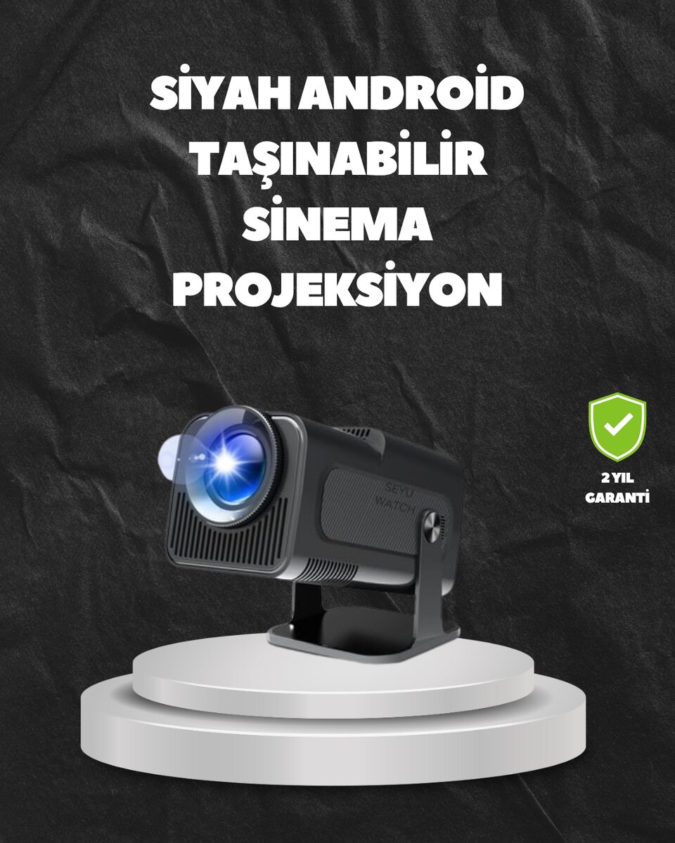 WiFi6 ve Bluetooth 5.0 Teknolojili Kablosuz Bağlantı Özellikli Projektör WiFi6 ve Bluetooth 5.0 Teknolojili Kablosuz Bağlantı Özellikli Projektör