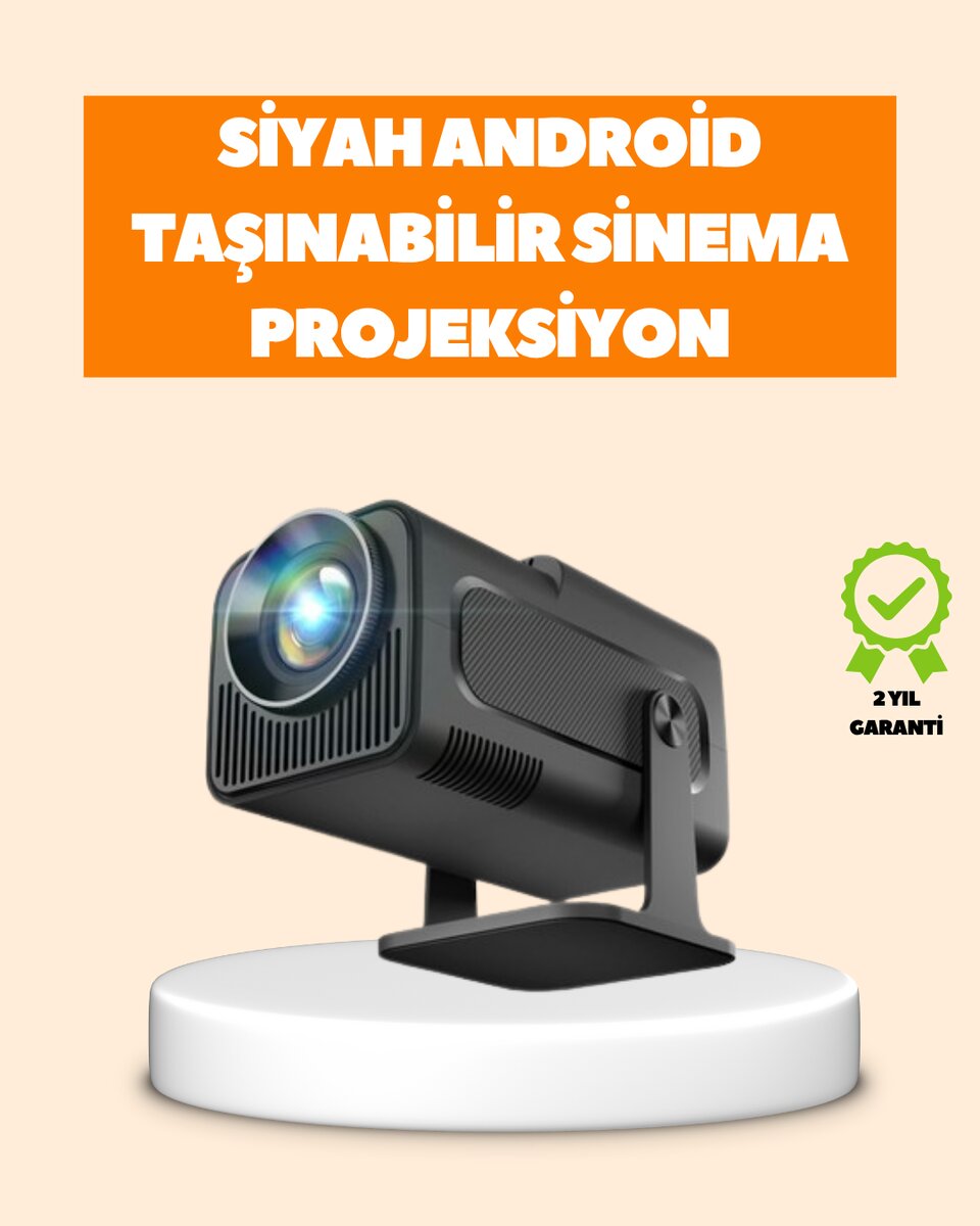 Otomatik Dikey Düzeltmeli ve Manuel Zoom Fonksiyonlu Akıllı Projektör Otomatik Dikey Düzeltmeli ve Manuel Zoom Fonksiyonlu Akıllı Projektör