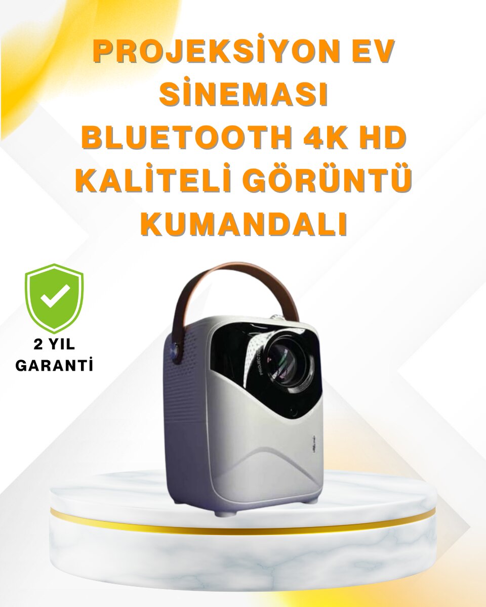 Ultra HD Çözünürlüklü Taşınabilir Projektör – 1920x1080 Piksel Görüntü Kalitesi Ultra HD Çözünürlüklü Taşınabilir Projektör – 1920x1080 Piksel Görüntü Kalitesi