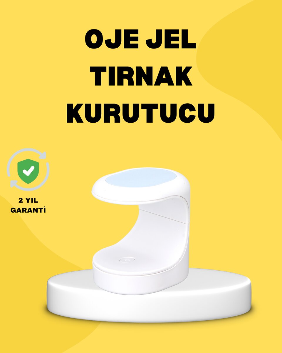 UV ve LED Jel Kurutmaya Uygun – Çift Dalga Boylu Mini Kurutucu UV ve LED Jel Kurutmaya Uygun – Çift Dalga Boylu Mini Kurutucu