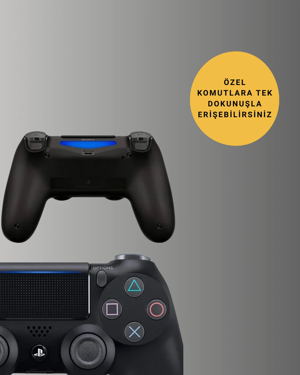 Ergonomik Tasarımlı Oyun Kolu – Hassas Tetikler ve Analog Stickler Ergonomik Tasarımlı Oyun Kolu – Hassas Tetikler ve Analog Stickler