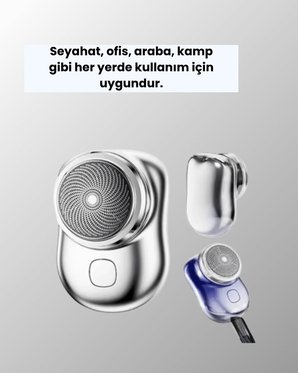 Islak-Kuru Kullanımlı Suya Dayanıklı Mini Tıraş Cihazı Islak-Kuru Kullanımlı Suya Dayanıklı Mini Tıraş Cihazı